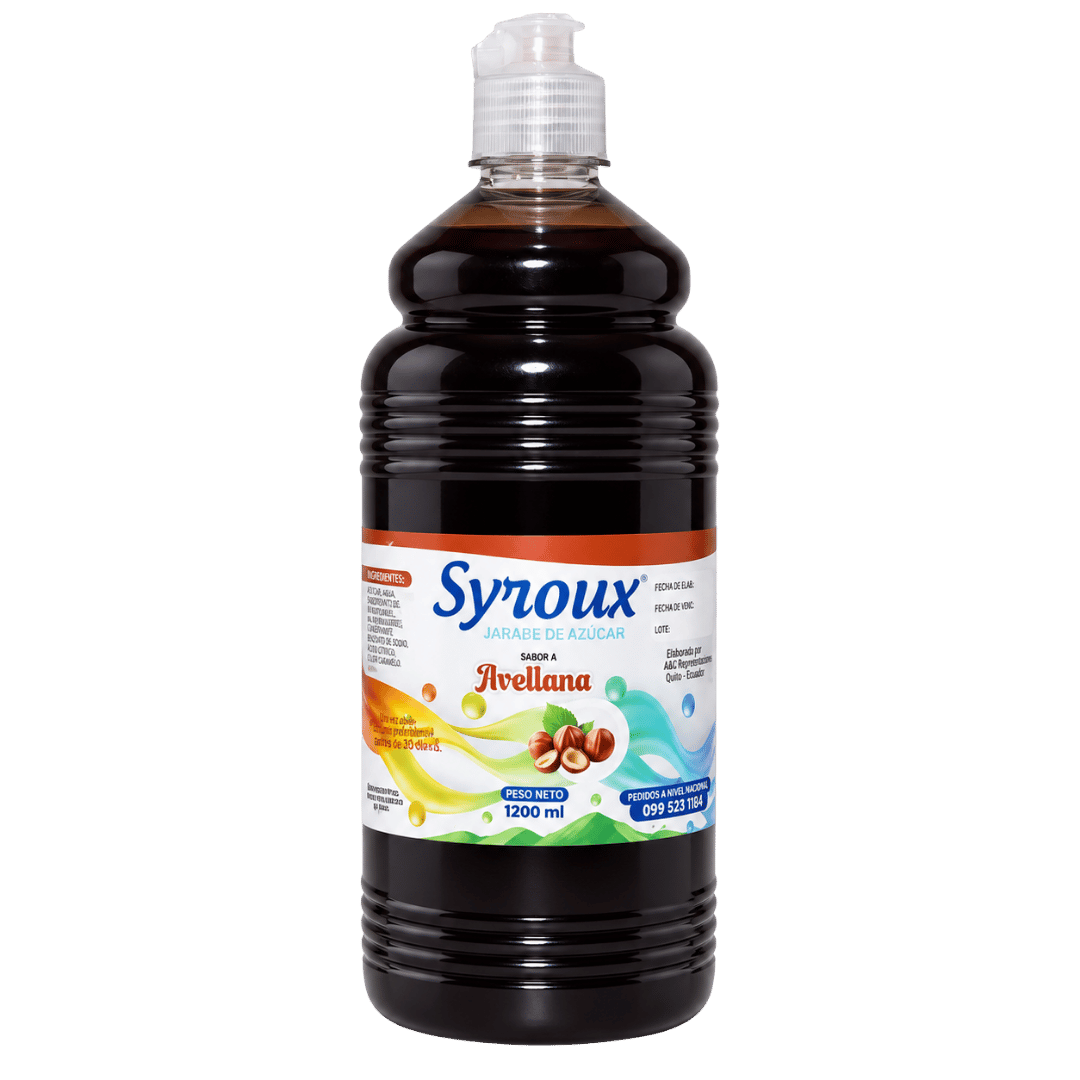 7 Sirope Sabor a Avellana 1200 ml - Imagen 1